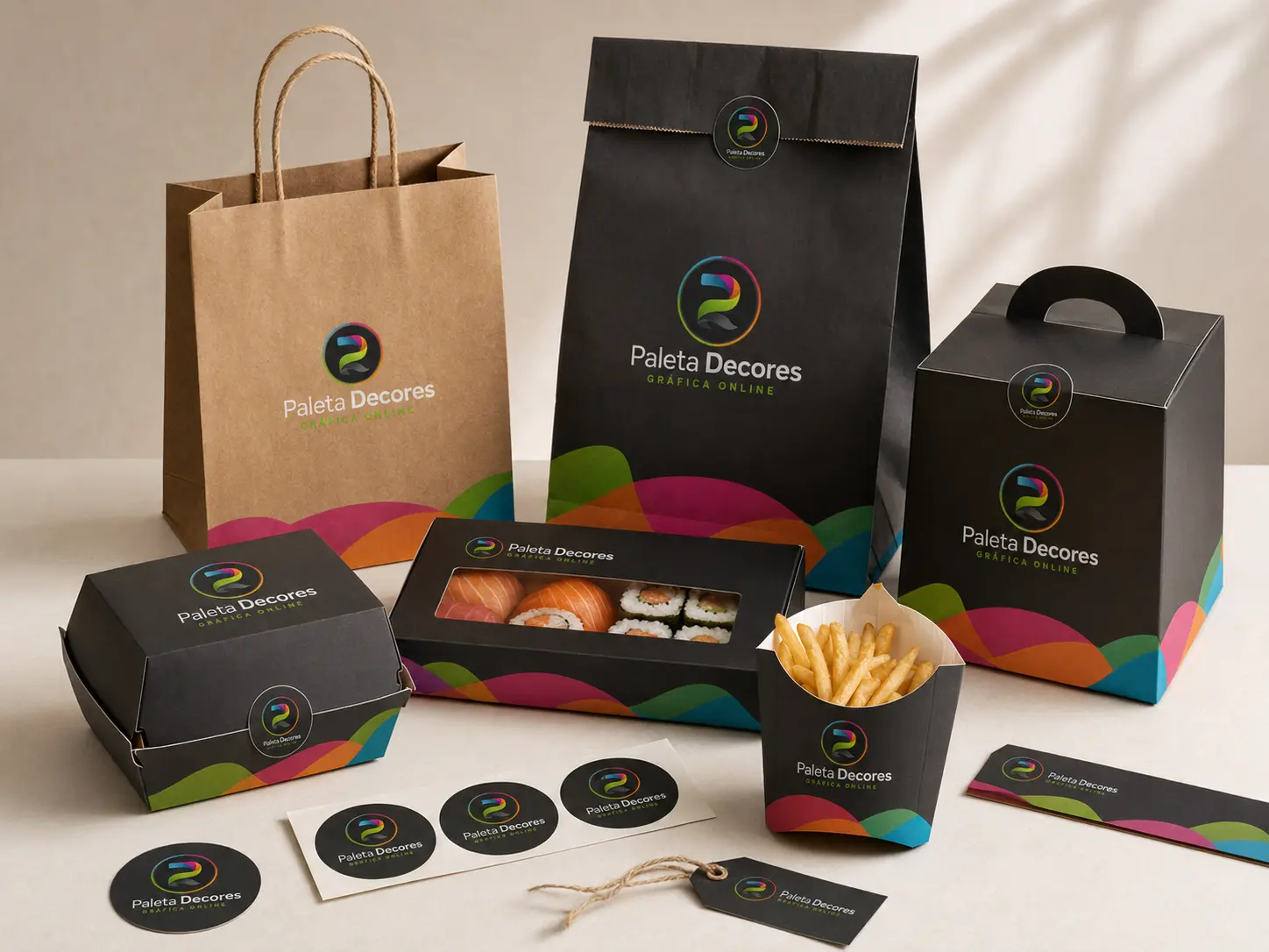 Exemplo de Adesivos Lacre para Delivery